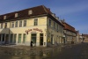 Latvia - Kuldiga / Goldingen (Kurzeme province): shop in the center - Talsu veikals - partika (Kuldigas Rajons) (photo by A.Dnieprowsky)