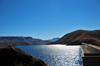 Mohale Dam, Lesotho: located on the Senqunyane River immediately downstream of the confluence with the Jorodane River - the crest has a length of 600 meters - photo by M.Torres