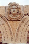 Libya - Leptis Magna: Severan Forum - northern perimeter - detail (photo by M.Torres)