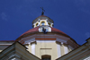 Lithuania - Vilnius: Baroque - Sts. Peter & Paul's Church - widow cleaning - the dome's drum - photo by A.Dnieprowsky