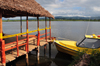 Soanierana Ivongo, Analanjirofo, Toamasina Province, Madagascar: riverine harbour - pier for ferries to Ile Sainte Marie - photo by M.Torres