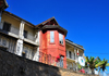 Antananarivo / Tananarive / Tana - Analamanga region, Madagascar: Institut National du Travail - Intra - old French building on Rue Ravelojaona - photo by M.Torres