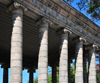 Antananarivo / Tananarive / Tana - Analamanga region, Madagascar: Tribunal de Ambatondrafandrana - Palais de Justice de Ranavalona II - built by Parret - neoclassic columns - Ionic order - photo by M.Torres