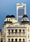 Kuala Lumpur, Malaysia: Old High Courts - Moorish inspired colonial architecture on Merdeka Square - Maybank Tower - photo by M.Torres