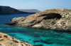 Malta - Comino: pierced rock (photo by A.Ferrari)