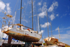 Dzaoudzi, Petite-Terre, Mayotte: old yachts near Boulevard des Crabes - photo by M.Torres