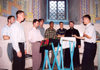 Capriana: choir performs during mass (photo by Miguel Torres)