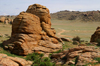 Gobi desert, southern Mongolia - Dundgovi aimag: rock formations at Baga Gazriin Chuluu - granite - photo by A.Ferrari