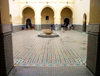 Morocco / Maroc - Meknes: the courtyard of Moulay Ismail's Mausoleum, built by Christian slaves - photo by J.Kaman