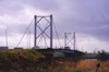 Xai-Xai / Vila Joo Belo / VJB: suspension bridge over the Limpopo river / ponte suspensa sobre o rio Limpopo - photo by M.Torres