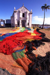 Africa - Ilha de Moambique / Mozambique island: Mozambique island: redes junto  igreja de Santo Antnio / nets by the church of Santo Antnio - Unesco world heritage site - Patrimnio da Humanidade - photo by F.Rigaud