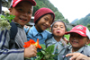 Annapurna region, Nepal: irreverent boys - photo by M.Wright