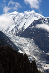 Manang, Gandaki Zone, Nepal: view of Gangapurna and its glacier - Annapurna Circuit Trek - photo by M.Wright