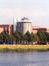 Netherlands - Maastricht (Limburg): ballistic architecture - the Bonnefantemuseum (architect Aldo Rossi) (photo by Miguel Torres)