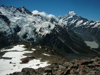 57 New Zealand - South Island - Aoraki / Mt. Cook National Park - lake and ridges -  Southern Alps - Canterbury region (photo by M.Samper)