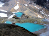 New Zealand - North island - North island - Tongariro National Park: Emerald Lakes,  Unesco World Heritage Site, Waikato region (photographer: M.Samper)