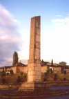 Nagorno Karabakh - Xankandi / Stepanakert: dawn and the monolith (photo by M.Torres)