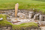 Orkney island - Skara Brae - Stone Age house - photo by Carlton McEachern