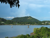 Panama City / Ciudad de Panama: Cerro Ancon and the canal, seen from Cerro Farfan - an island of jungle in an urban area - photo by H.Olarte