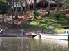 Panama - Chagres National Park: Embera Wounaan woman greets the photographer - photo by H.Olarte