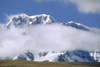 Ausangate massif, Cuzco region, Peru: the beautiful and massive Nevado Auzangate peak rises to a height of 6,384 metres feet in the Peruvian Andes - Cordillera Blanca - photo by C.Lovell