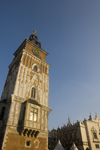 Poland - Krakow: Town Hall tower at sunrise - photo by M.Gunselman