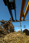 Runion (north-east)- Saint-Andr - Bois Rouge: sugar refinery - moving sugarcane - photo by Y.Guichaoua