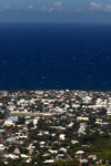 Runion - Saint Joseph / St-Joseph: the town and the sea - photo by Y.Guichaoua