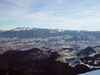 Romania - Piatra Craiului: view of muntii bucegi and Rucar-Bran - photo by R.Ovidiu