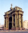 Russia - St. Petersburg / Leningrad / LED : Triumph - Narva Gate celebrates victory over Napoleon  (-:  ) (photo by Miguel Torres)