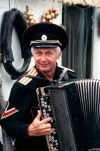 Russia - Kuban: accordion player - Golden Apple folk festival (photo by Vladimir Sidoropolev)