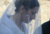 Chechnya, Russia - portrait of Chechen bride with veil - photo by A.Bley