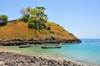 Lagoa Azul, Lobata district, So Tom and Prncipe / STP: quiet cove / enseada tranquila - photo by M.Torres