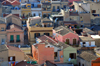 Cagliari, Sardinia / Sardegna / Sardigna: roof tops of the houses under quartiere Castello, seen from Bastione de Santa Croce - photo by M.Torres