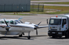 Mahe, Seychelles: Reims F406 Caravan II - S7-AAI (cn F4060051) being serviced - Islands Development Company - Seychelles International Airport - SEZ - photo by M.Torres