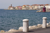 Slovenia - Piran / Pirano: promenade and harbour entrance - photo by I.Middleton