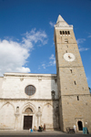 Koper (Capodistria) - Slovenian Istria region / Slovenska Istra - Slovenia: Cathedral of Saint Nazarius (or of the Assumption) - Titov Trg / Tito Square - facade - photo by I.Middleton