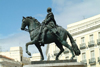 Spain / Espaa - Madrid: estatua de Carlos III / statue of Carlos III by Miguel ngel Rodrguez and Eduardo Zancada - Puerta del Sol - photo by A.Hernandez