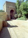 Spain / Espaa - Granada: the Alhambra - entrance - Puerta de la Justicia (photo by M.Bergsma)