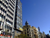 Spain / Espaa - Valencia: Plaza de Ayuntamiento - faades (photo by M.Bergsma)