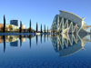 Spain / Espaa Valencia: Prince Philip museum of Science - reflection / Museo de les Ciencies Princip Felip - Ciutat de les Arts i les Cincies (photo by M.Bergsma)