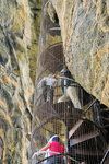 Sigiriya, Central Province, Sri Lanka: stairs leading to the frescos - photo by M.Torres