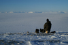 Svalbard - Spitsbergen island - Bjrndalen: enjoying a (cold) view over Isfjorden - photo by A. Ferrari