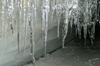 Svalbard - Spitsbergen island - Longyearbreen glacier: ice stalactites - photo by A. Ferrari