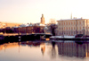 Sweden - Stockholm: Vasabron bridge into Gamla Stan - Storkyrkan (photo by M.Torres)