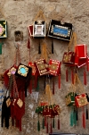 Damascus: mini Korans for sale - souk Hamadiya (photographer: John Wreford)