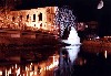 Syria - Hama / Hamah : waterwheel - the Orontes and the moon (photo by Magmumeh)