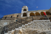 Saidnaya / Seydnaya - Rif Dimashq governorate, Syria: Holy Patriarchal Convent of Our Lady of Saidnaya - stairs and faade - photo by M.Torres / Travel-Images.com