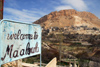 Maaloula - Rif Dimashq governorate, Syria: welcome - town limits - photo by M.Torres / Travel-Images.com