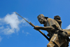 Dar es Salaam, Tanzania: Askari Monument - African World War I soldier - Azikiwe Street - photo by M.Torres